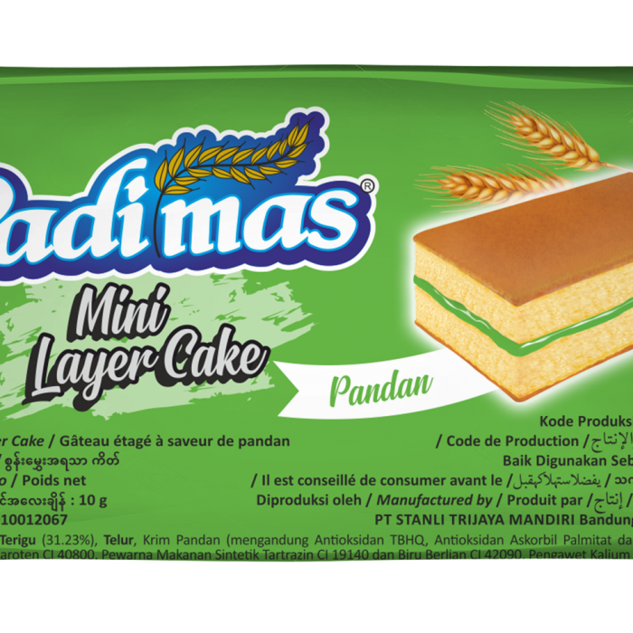 Padimas Mini Layer Cake Pandan