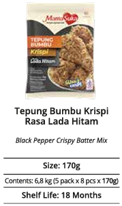 MAMASUKA - All Purpose Crispy Batter Mix - Blackpepper