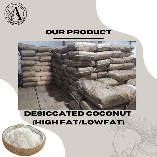 DESICCATED COCONUT - LOW FAT (FINE, EXTRA FINE GRADE) & HIGH FAT (FINE, MEDIUM GRADE)