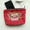 Multifunctional Pouch Endek Bali Weaving With Hand Painting