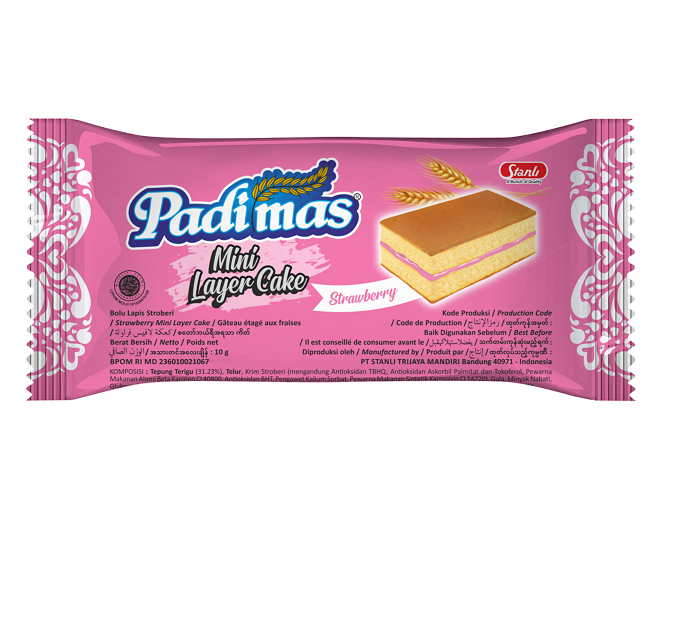 Padimas Mini Layer Cake Strawberry