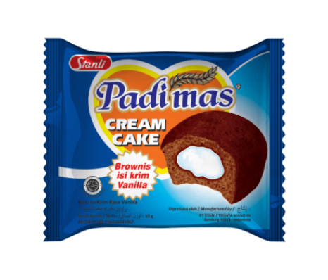 Padimas Cream Cake Brownies Vanilla 