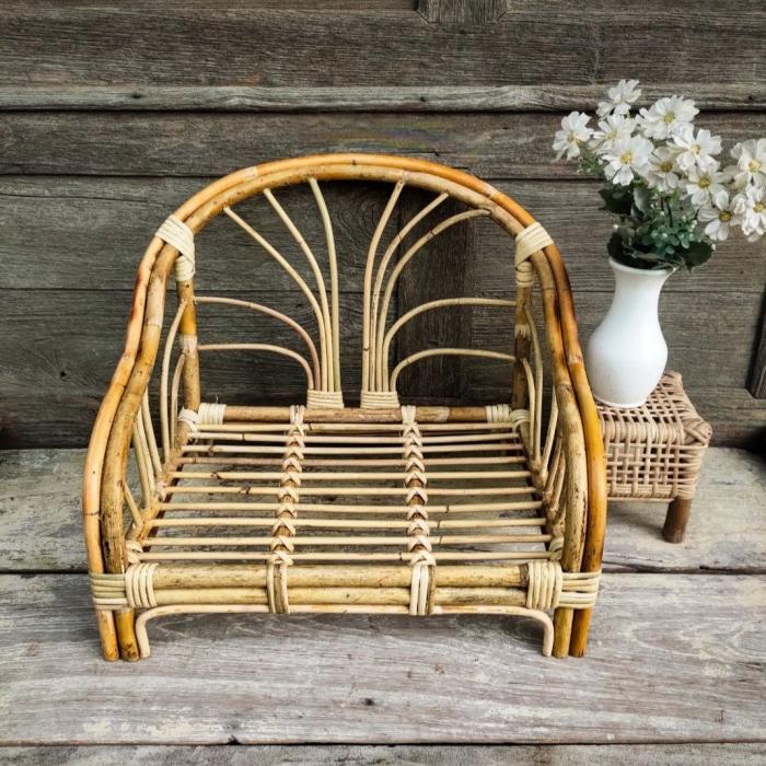 TREE RATTAN MINI BENCH