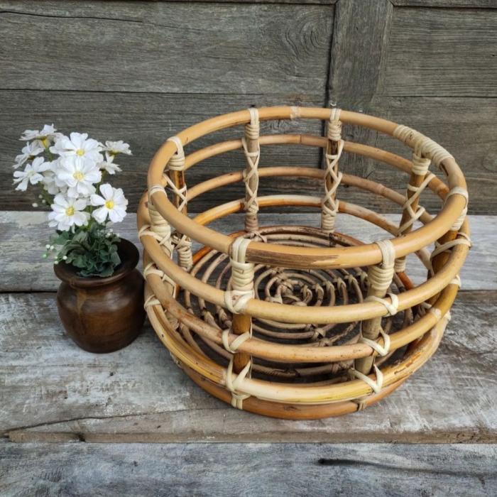 ROUND RATTAN BASKET