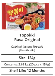 Instant Topokki (Tteokbokki) - Original  