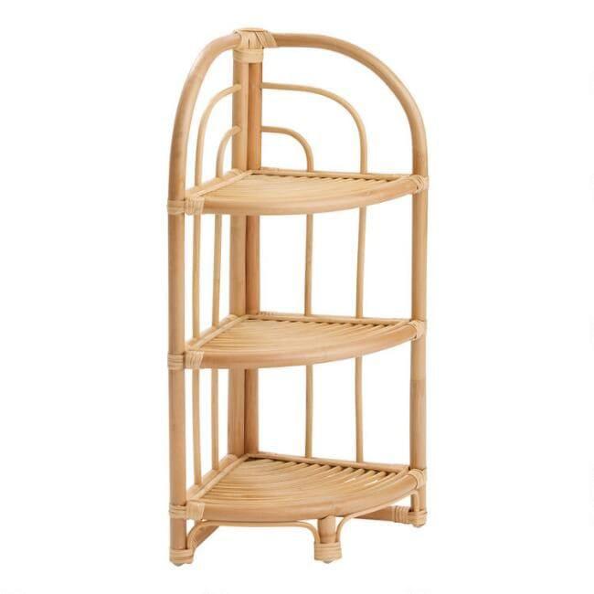 RATTAN CORNER RACK